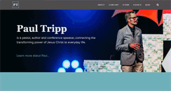 Desktop Screenshot of paultripp.com